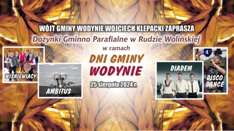 plakat promujący dni gminy wodynie